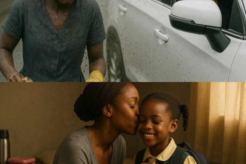 Rich lady splashes mud on cleaner girl — unaware who was watching