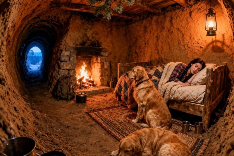 They Mocked Her For Building a Hidden Underground Shelter Until Winter Proved Her Right