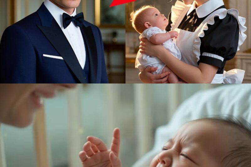 She Went In To Clean And Saw A Crying Baby, When The Millionaire Saw His Son Calm… He Changed….