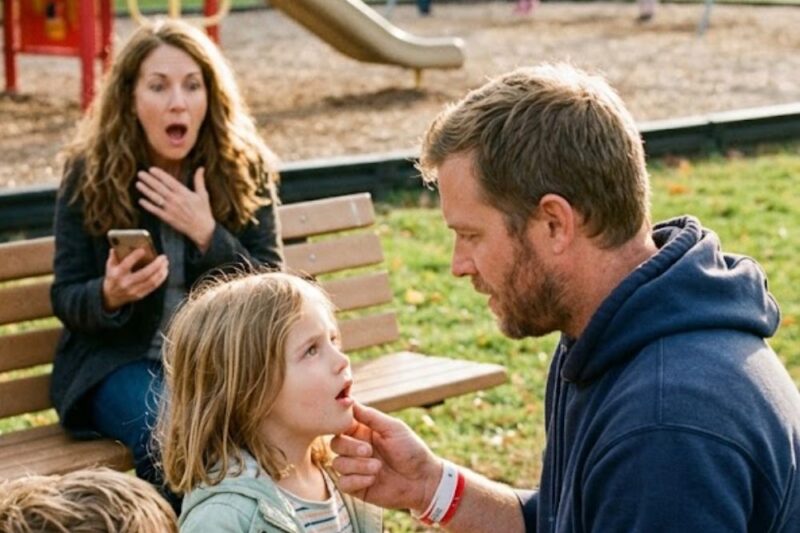 CEO Took Her Mute Daughter to the Playground, Froze When a Single Dad Made Her Speak First Time…