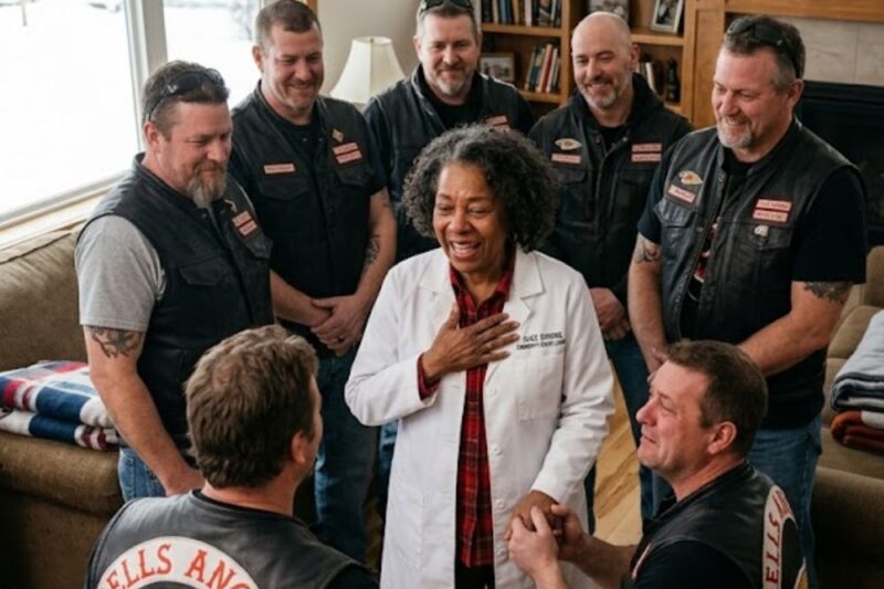 Black Grandma Saves 9 Hells Angels From Blizzard — What They Did Next Morning Left Her in Tears