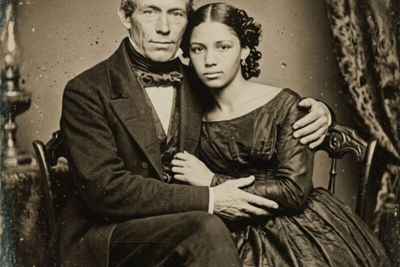 A slave, six times.The President of the United States impregnated his wife’s sister