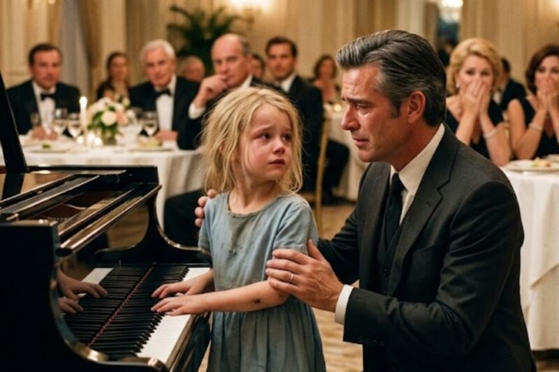 Millionaire Mocked the Little Girl: “Play and I’ll Adopt You” — But Her Music Left Him Speechless