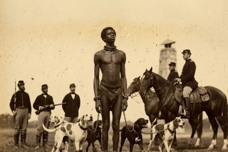 They used 3 horses and 7 dogs to transport a 2.31-meter-tall slave, but 10 hours later…