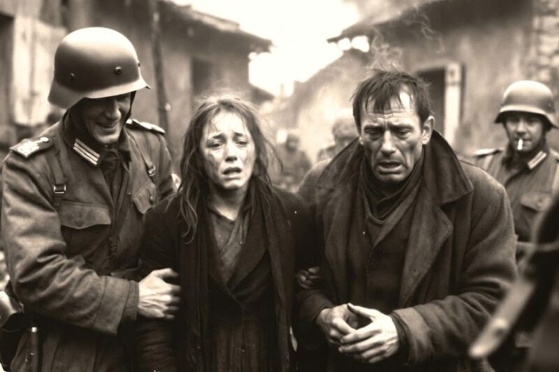 A French father hands his daughter over to a German soldier: What he did to her is unimaginable and