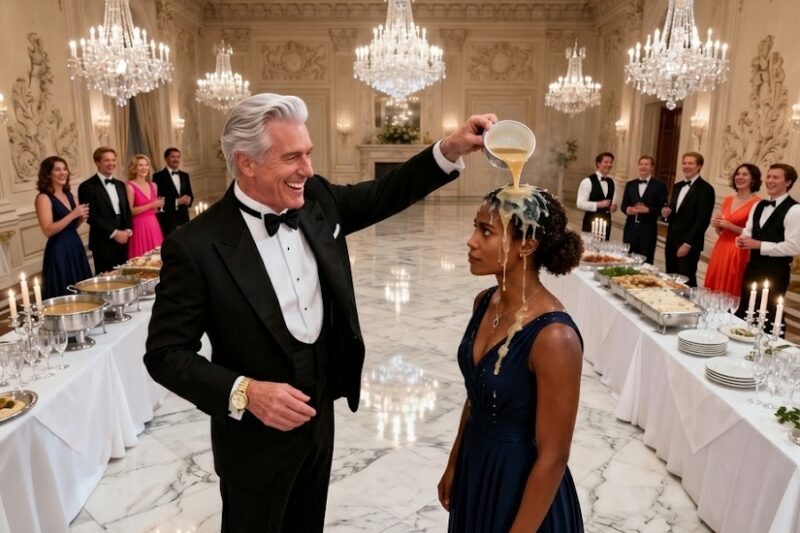 Billionaire Laughed Dumping Food on the Black CEO — His Smile Died When She Canceled the $1B Deal