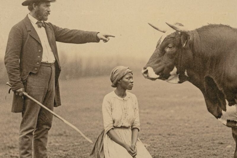 Plantation Owner Made His Slave “Breed” with His Prize Bull… Blamed Her When Nothing Happened…