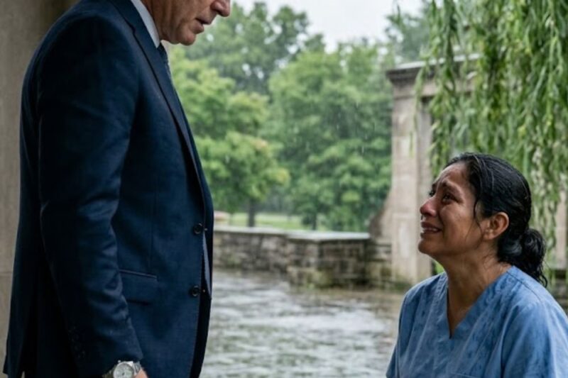 Millionaire Sees His Maid Eating in the Rain — What He Finds Out Will Break Your Heart
