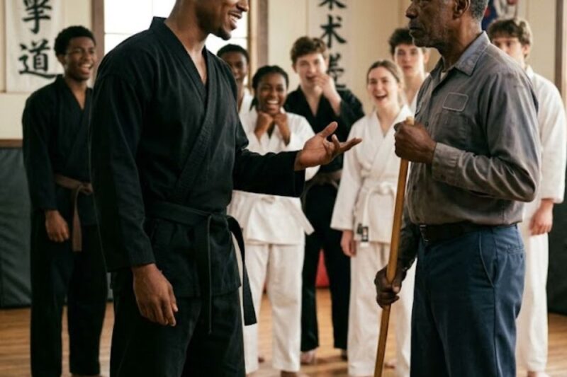 Black Belt MOCKS A Black Janitor To Spar ‘For Fun’ — Minutes later, The Whole Dojo is Left SPEECHLES