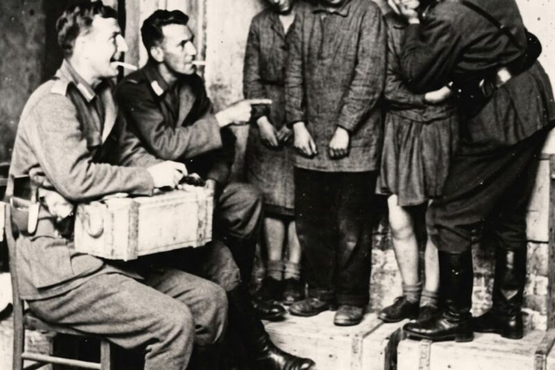 Pointed out by a German soldier: The immediate and terrifying fate of the French prisoners