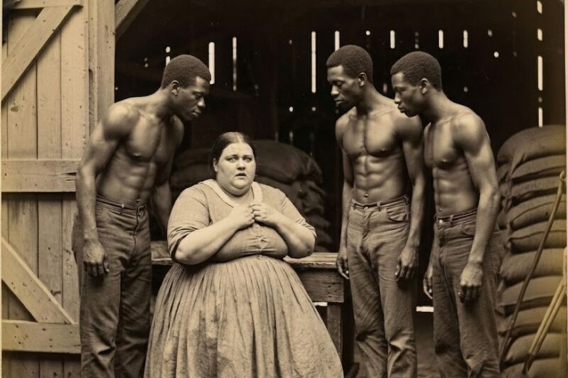 The plantation owner married off her obese daughter to three slaves… What happened to her body in the BARN