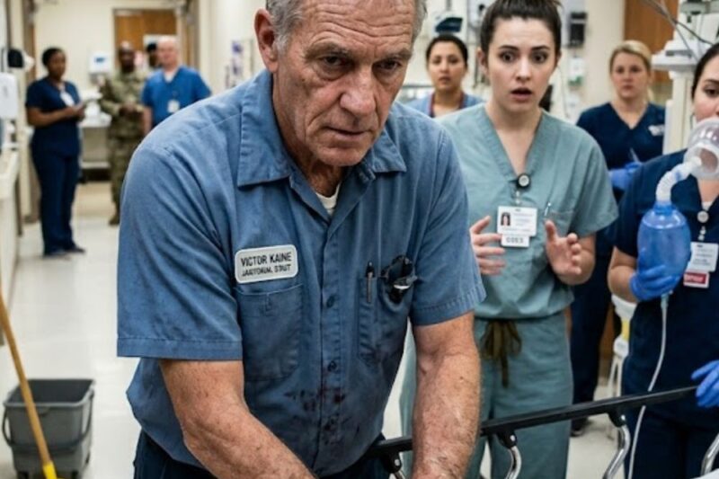 They Didn’t Know the Hospital Janitor Was a Combat Surgeon — Until a Soldier’s Heart Stopped