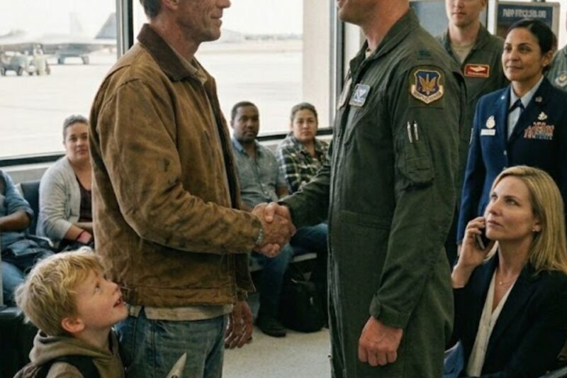Poor Single Dad in Seat 12F Was Ignored — Until F-22 Pilots Heard His Call Sign and Saluted