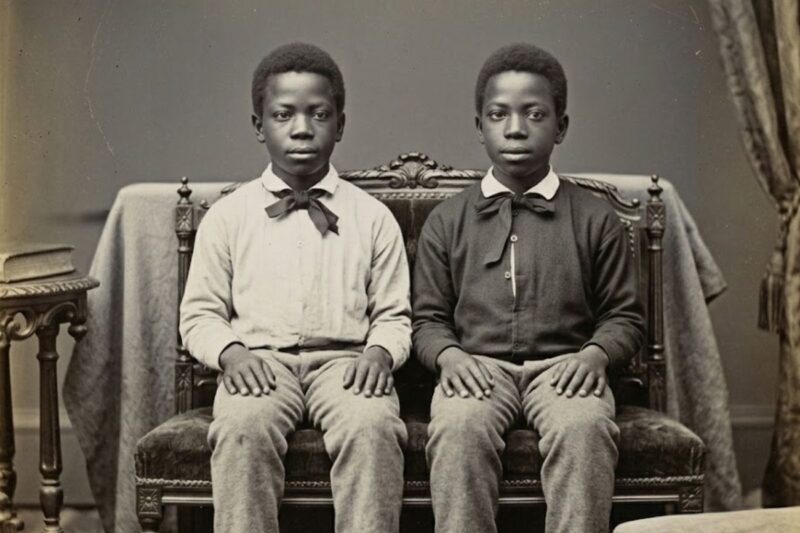The incredible story of the Black twins considered gifted — an impossible secret to explain (1862)