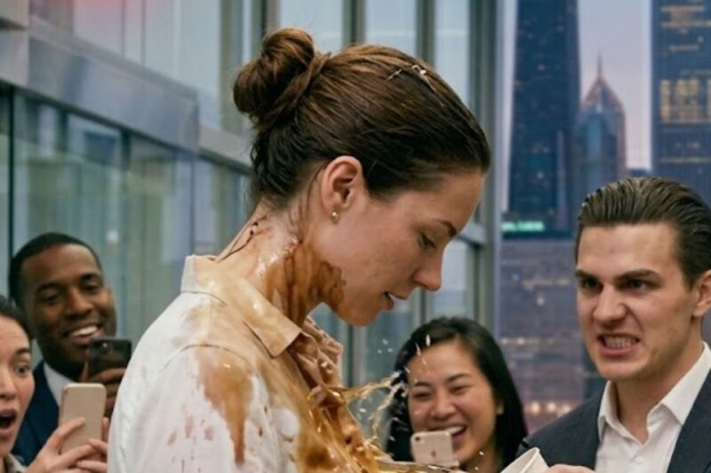 Elite Coworker Threw Coke at a Simple Woman at Work — Then Found Out She Was the Founder’s Wife