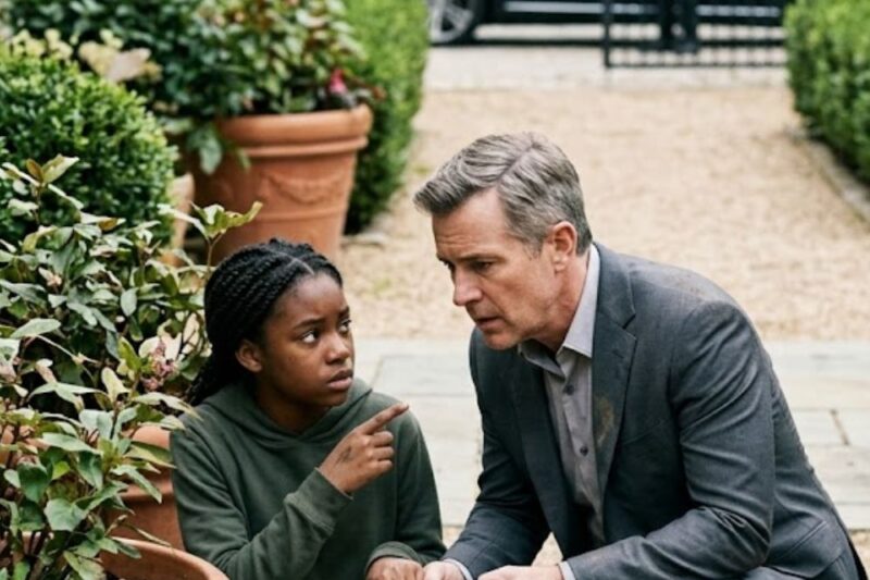 “Stay Quiet, Follow Me,” The Black Girl Told The Billionaire — Minutes Later, He Was Stunned
