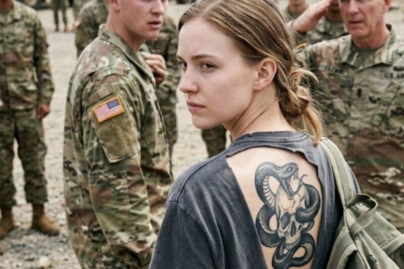 They Mocked Her at Bootcamp — Then the Commander Went Pale at Her Back Tattoo