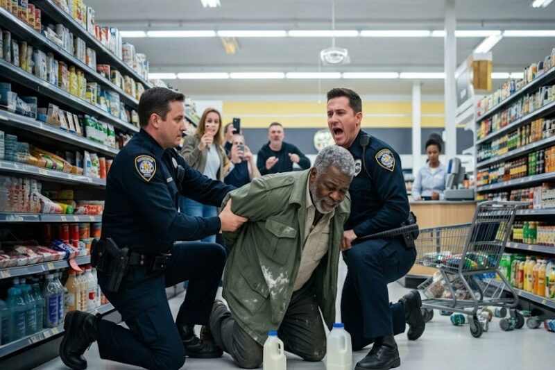 Cop Handcuffed a Veteran at the Supermarket Not Knowing His Son Was the Police Chief