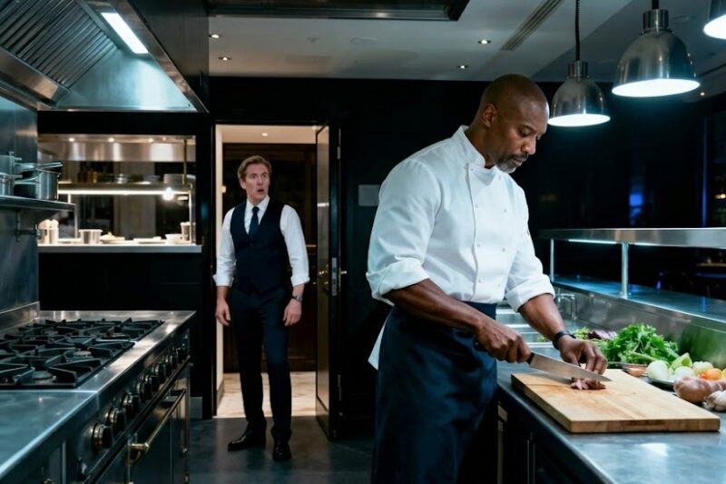 Boss Didn’t Know Why the Kitchen Lights Were On at 3 AM — Until He Saw Black Chef Doing Something