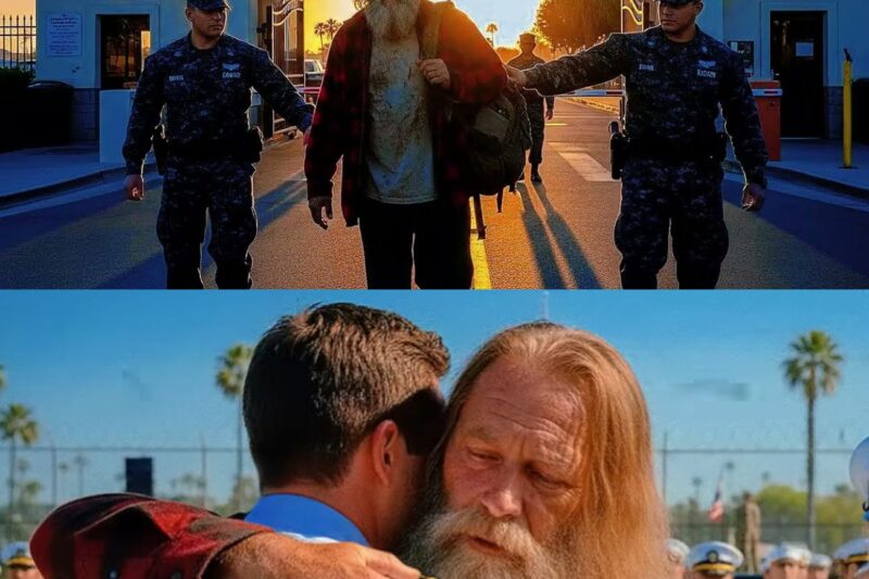 The Homeless Veteran Came to See His Son Graduate — Until Navy Admiral Noticed His Tattoo and Froze…