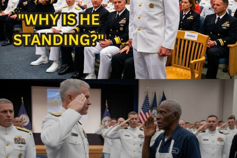 Everyone Sat Down at Navy Ceremony — Until 3-Star Admiral Refused to Sit When He Saw Who Was Missing