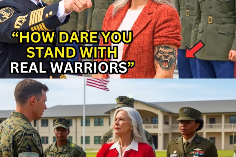 She Came to Watch Her Grandson Graduate — Until USMC Commander Saw Her Tattoo and Froze…