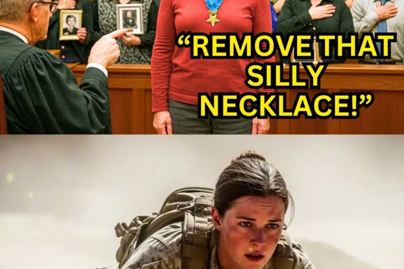 Judge Demanded She Take Off Her Medal of Honor — Until the Admiral Arrived and Silence Everyone