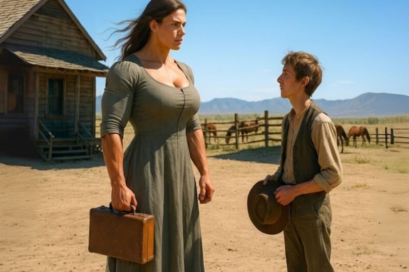 The Loner Rancher Waited for His Mail Order Bride — And a Woman Twice His Size Stepped Off the Wagon