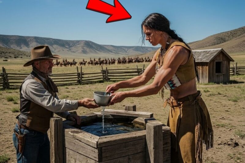 He Gave Water to a Giant Apache Woman, Next Morning, 300 Warriors Surrounded His Ranch
