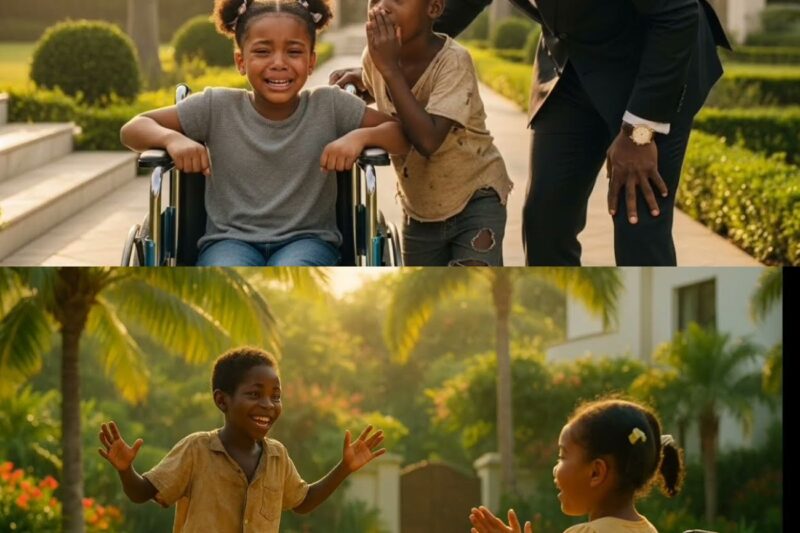 Billionaire Finds Homeless Boy Dancing for His Paralyzed Daughter… What Happens Next Will Shock You!