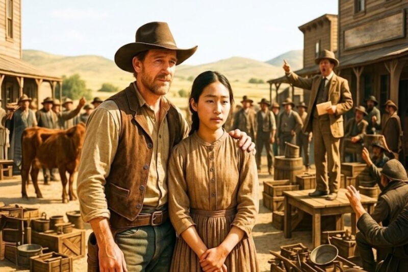 He Bought a Chinese Girl at Auction for 3 Dollars — And Gave Her His Ranch