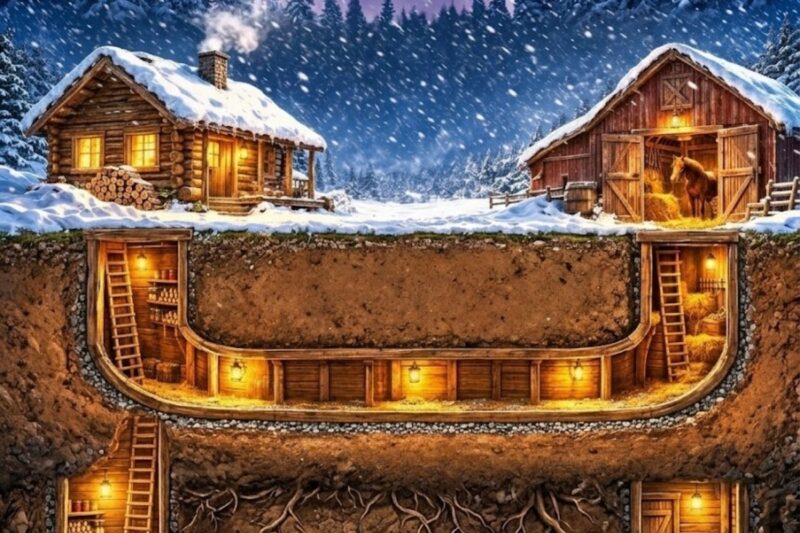 She Dug a Tunnel Between Her Cabin To The Barn — Until Winter Hit and Proved Her Right