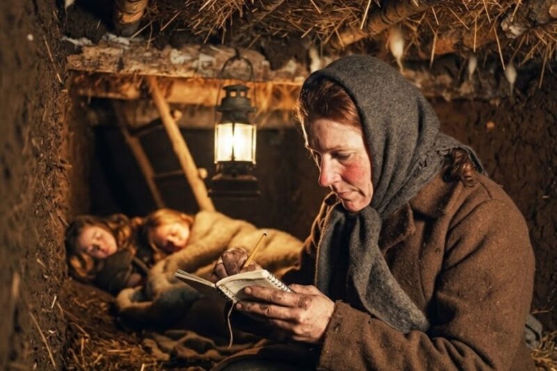 She Built a Shelter No One Could See Beneath the Woodshed — Then the Cold Tested It