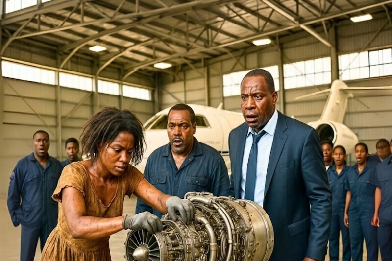 “If You Permit, I Will Fix It”, No One Could Fix Billionaire’s Jet Engine Until A Homeless Girl Did…