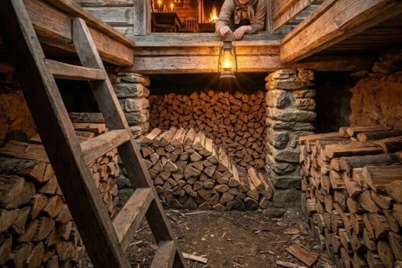 She Hid Her Shed Under Her Cabin — Until Her Firewood Stayed Dry Through Winter