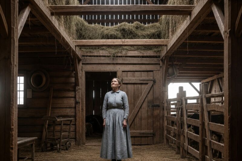 The Way She Built Her Barn Over the Cabin — Until Her Firewood Stayed Dry During Blizzard