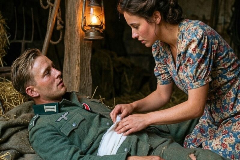She hid the enemy soldier in the barn… but he knew things about her no one should ever know