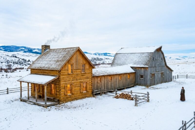 She Connected Her Cabin to Her Barn With a Tunnel — Then Winter Came