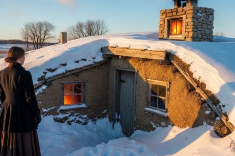 Thrown Out at 16, She Built a Dugout Cabin for $200 – It Stayed 65° While Town Froze at -20