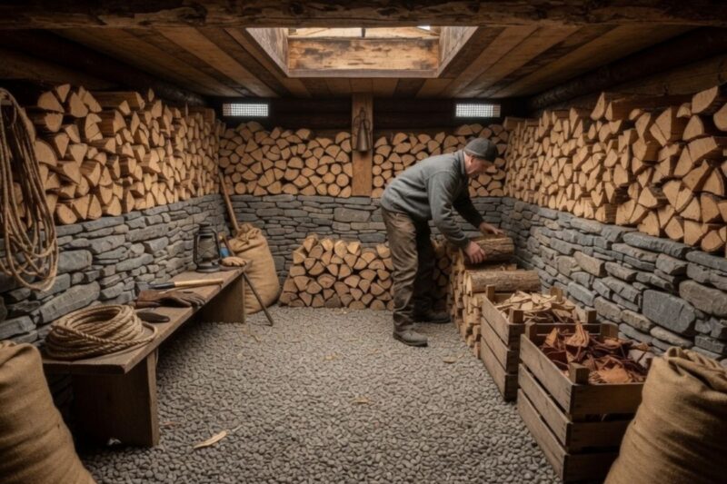 They Mocked the Underground Shelter Beneath His House – Until His Firewood Never Got Wet All Winter