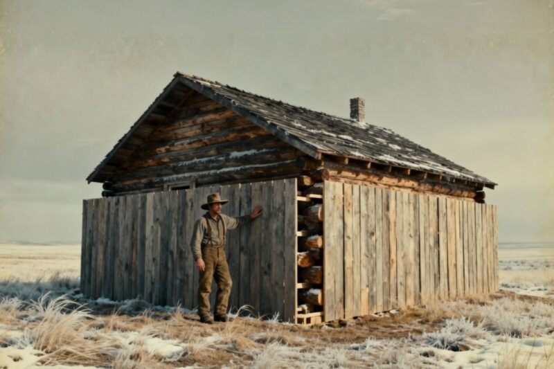 Neighbor’s Laughed When He Built a Second Wall Around His Cabin – Until It Kept His Cabin 21 Degrees