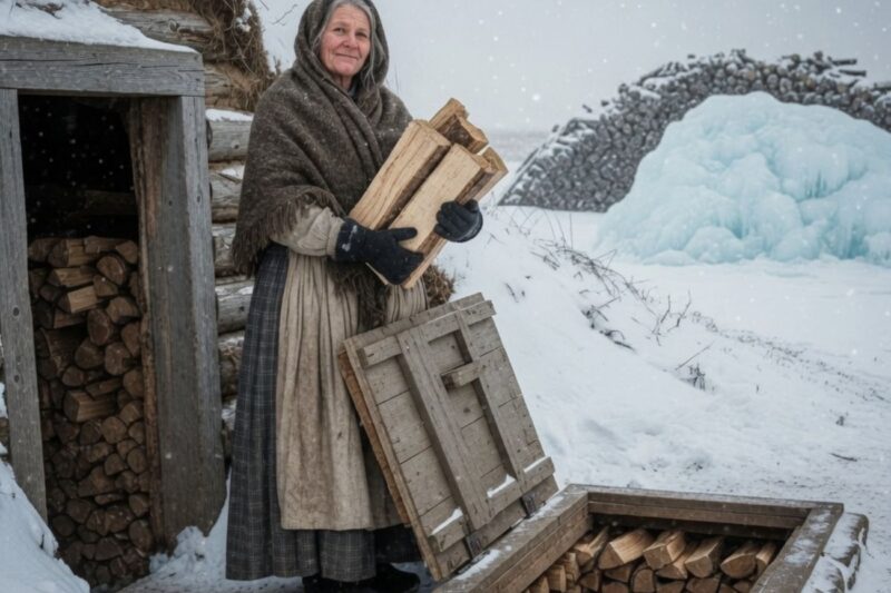 Neighbors Laughed at Her Dugout Cabin Beneath the Home – Until Her Firewood Stayed Dry At Blizzard