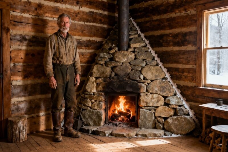 How One Settler’s ‘Stupid’ Fireplace Corner Position Made His Cabin 28 Degrees Warmer Than Neighbors