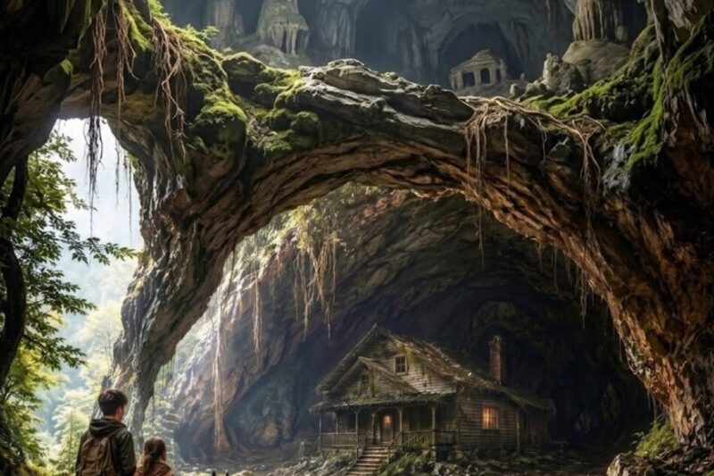 They Had Nowhere To Go — Until They Found a Hidden House Inside a Giant Cave