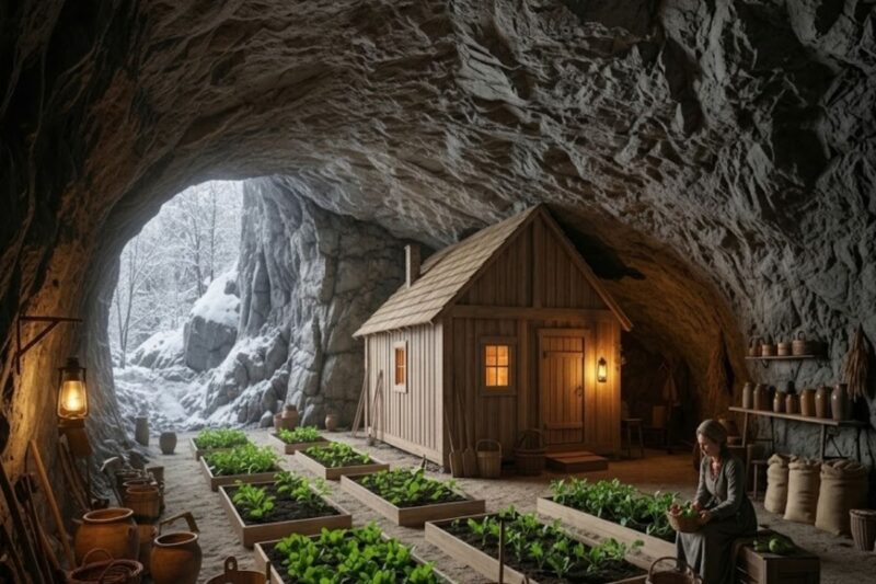 She Hid Her Bedroom Inside a Cave — Then the Worst Blizzard Made It Her Only Shelter