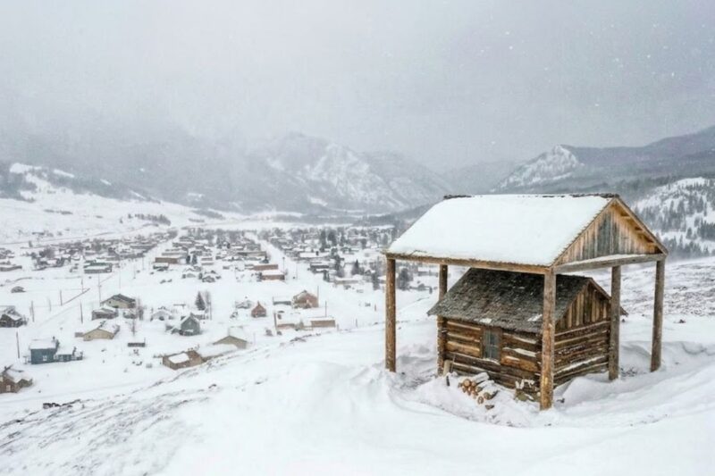 But This Elderly Couple’s Double-Roof Cabin Stayed Warm During The Blizzard