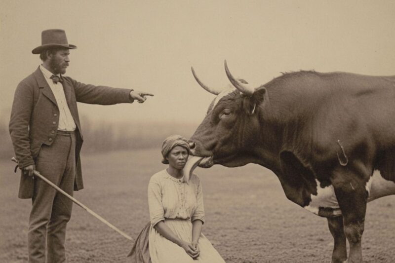 Plantation Owner Made His Slave “Breed” with His Prize Bull then Blamed Her When Nothing Happened…