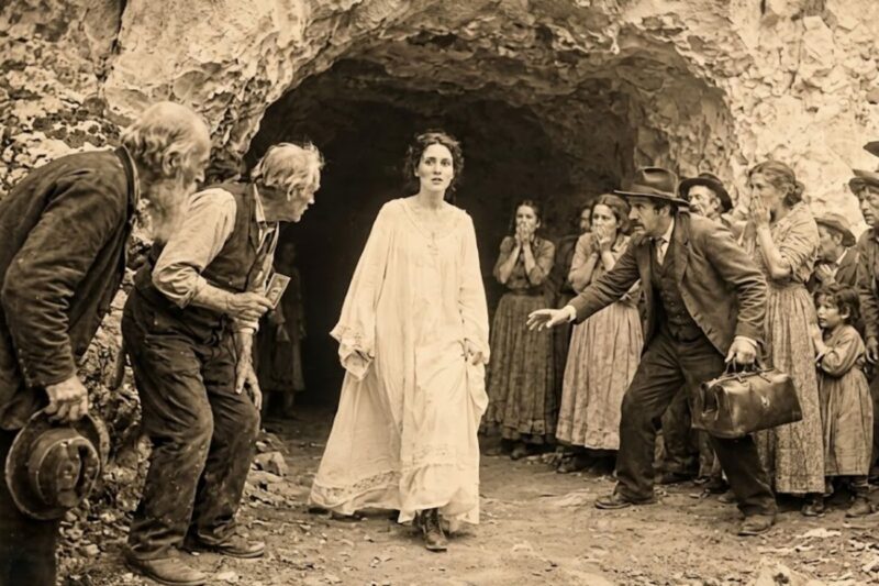The Woman in the White Dress Who Walked Out of the Ozark Cave in 1907 — She Aged Backward by 1909
