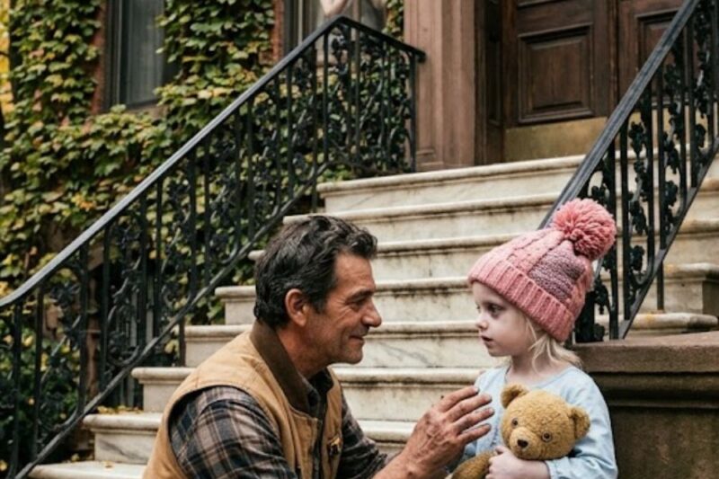 “If you carry me up the stairs, I’ll tell you a secret,” said the sick Little Girl—The Mechanic Had…