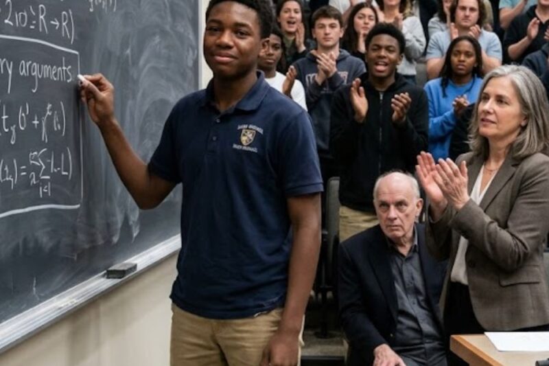 Prof Didn’t Know Black Student’s a Math Prodigy — Gave Equation ‘That Took Me 10 Years, Solved Fast